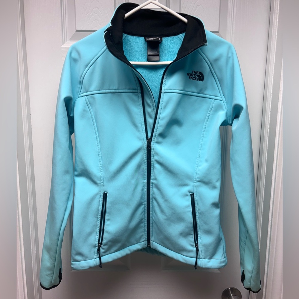 The North Face Women’s Turquoise Softshell Jacket – Size Small